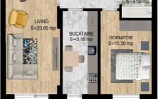 AP. 2CAM. DECOMANDAT - BLOC P+4 / PALLADY.COMISION 0%! - Poză 1