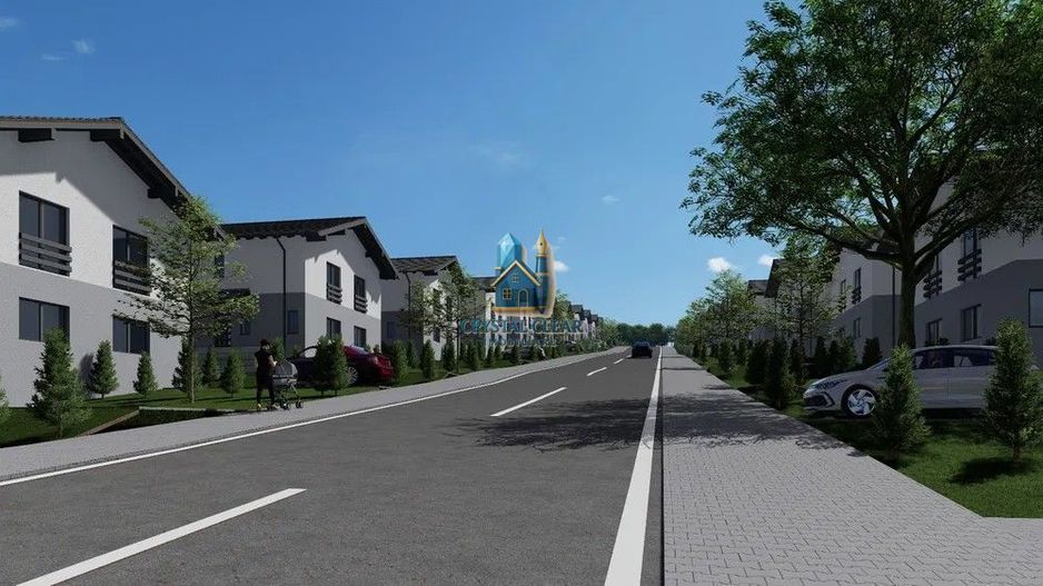 Case în sistem DUPLEX, 3 sau 4 camere + teren 350 mp -  zona Livezeni - Poză 3