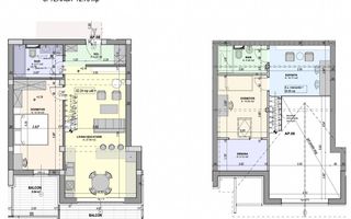 Penthouse 3 camere - 2 bai, terasa (G&G-53D-Mo-ap.8) - Poză 2