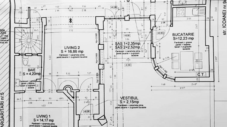 CASĂ DE ÎNCHIRIAT PRETABILĂ REȘEDINȚĂ | ZONA GRĂDINA ICOANEI | - Schiță 13