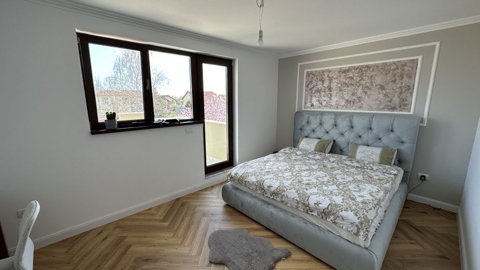 Duplex despartit prin spatiu tehnic  - teren 500mp - Poză 17