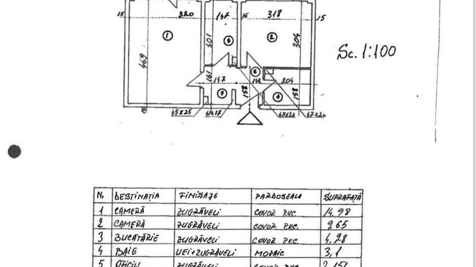Apartament cu 2 camere 38,05 mp - metrou Raul Doamnei - Poză 13