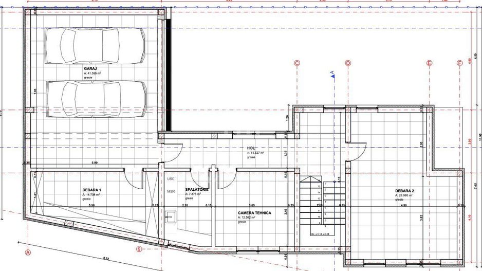 Vilă cu 5 camere zonă aproape de pădure cartier Făget - Schiță 12