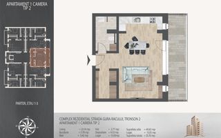 Garsoniera ideala investitie  Pallady Metrou Nicolae Teclu - Schiță 11