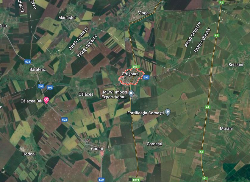 TEREN 950 MP LA 25 KM DE TIMISOARA - Poză 2