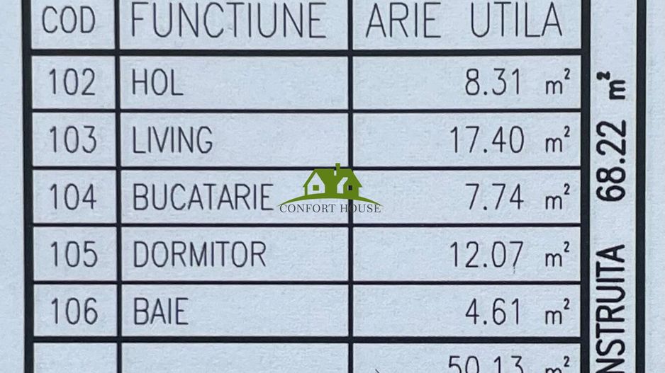 Apartament 2 camere, bloc nou, P+3, Ap.05, Et.1, Bl.5  - CP2461488 - Poză 6