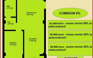 Apartament 2 camere nou, Iasi Valea Lupului, incalzire in pardoseala - Poză 2
