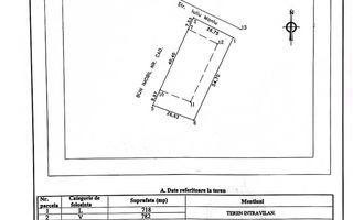 Teren intravilan 1500 mp, zona Moara Grecilor; - Poză 1