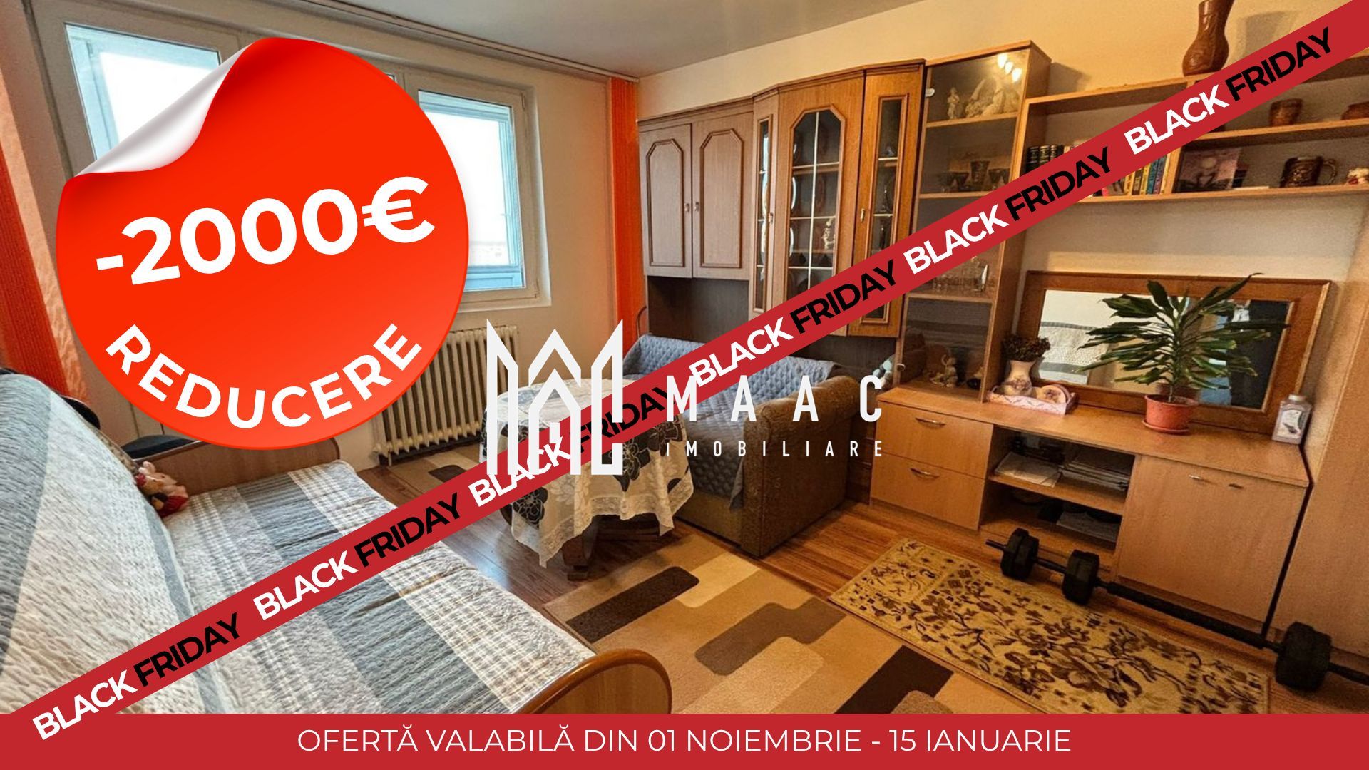 BLACK FRIDAY - Apartament 2 camere | 53 MPU | Balcon | Piata Rahovei - Poză 1