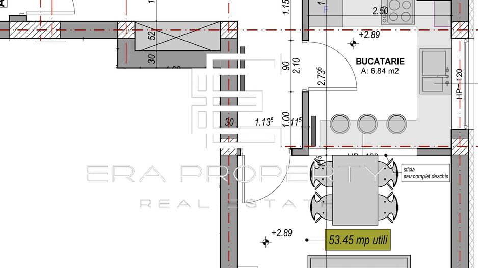 Apartament 2 camere LA CHEIE zona Aeroport Sibiu - Schiță 15