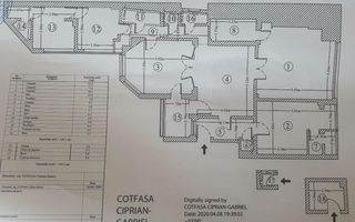 Calea Victoriei- Amzei | Apartament Art Deco complet renovat | 5 camere 4 bai - Schiță 14