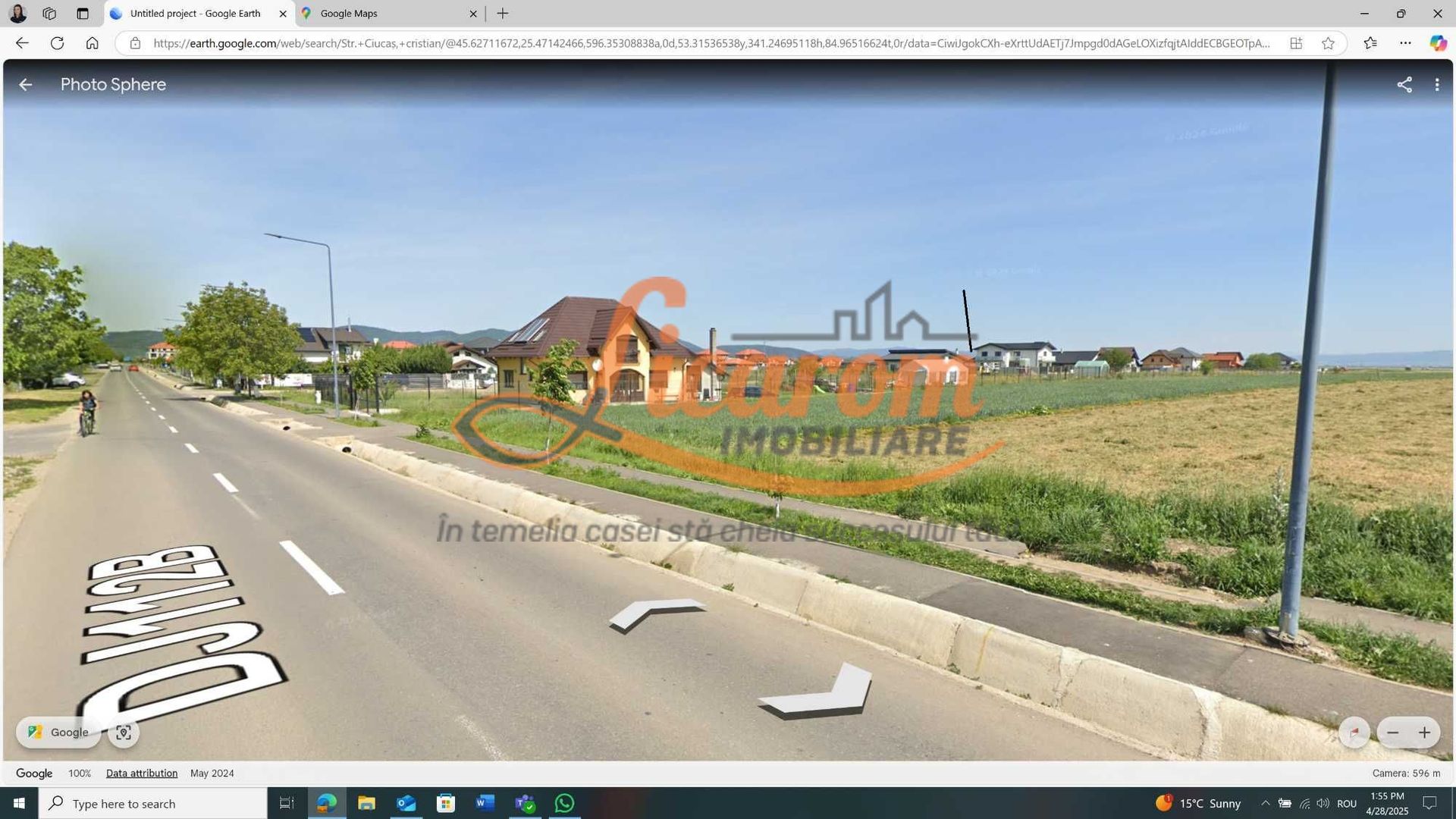 Teren de vânzare  Cristian, Brasov. Utilități la limita de proprietate - Poză 1