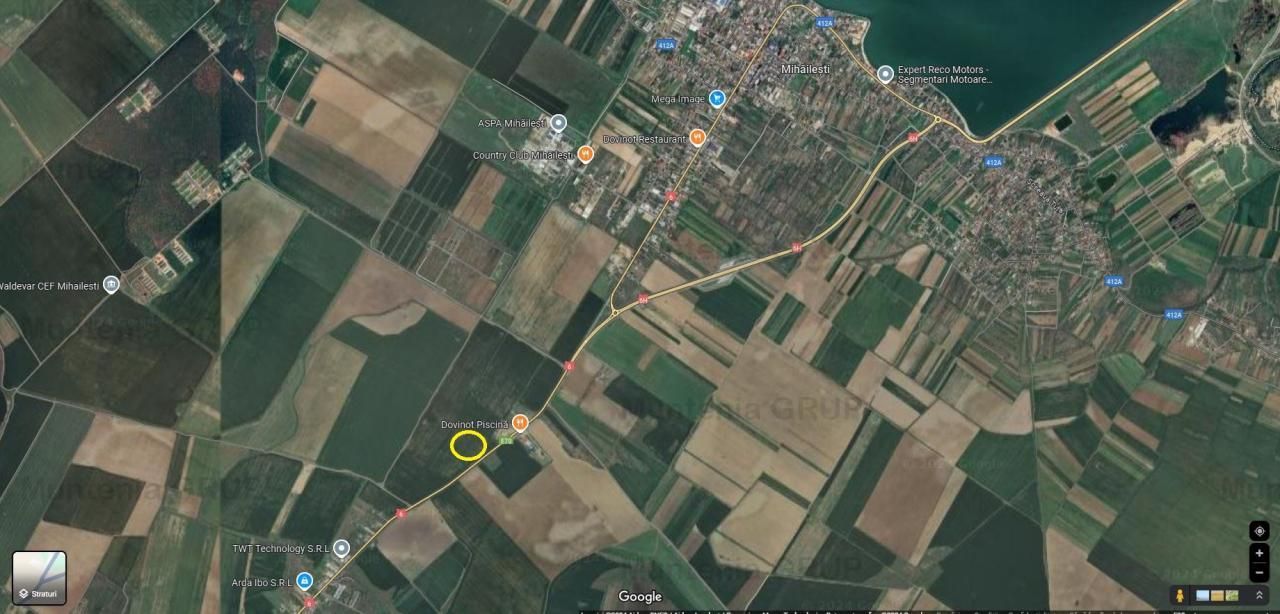 Mihailesti, vav de piscina Davinot, 57.000 mp. teren cu desch. la DN6 - Poză 6