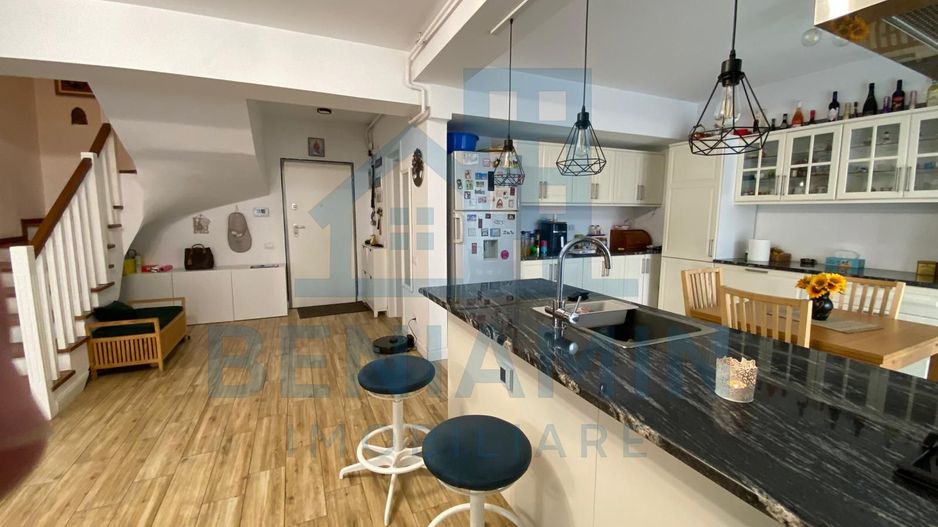 Apartament pe 2 nivele 133mp curte terasa George Enescu bloc nou - Poză 4