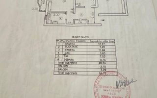 Apartament cu 2 camere/ 55mp/ zona Tatarasi - Poză 10