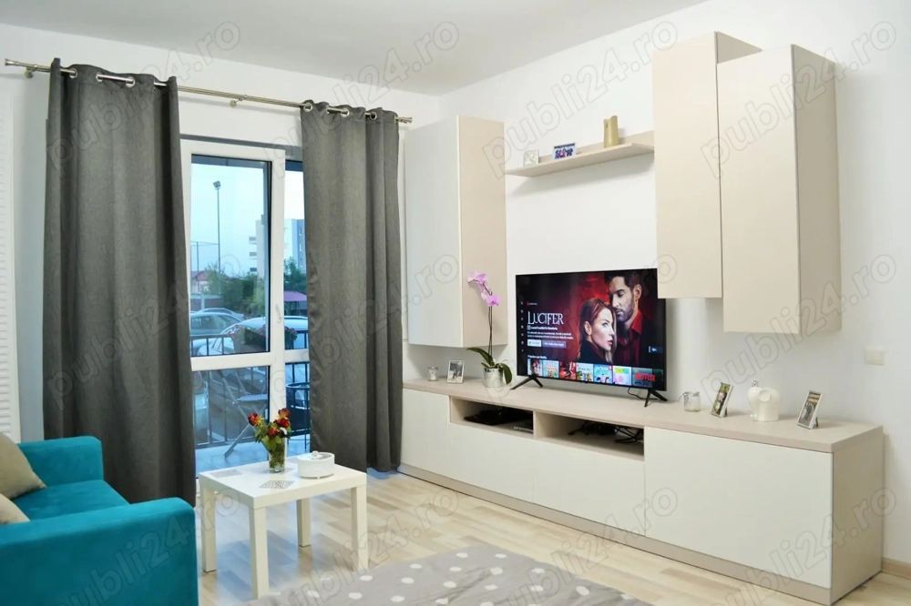 Garsonieră decomandată 36 mp, bloc 2020, complet mobilată și utilată - Poză 1