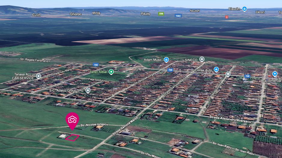 Teren pentru construcție casă în Horia, Arad (liniște și aer curat) - Poză 1