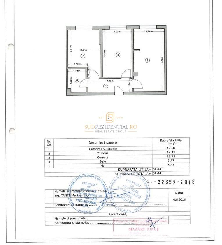 Apartament 3 camere de vanzare, Brown Residence Metalurgiei, Sector 4 - Schiță 8