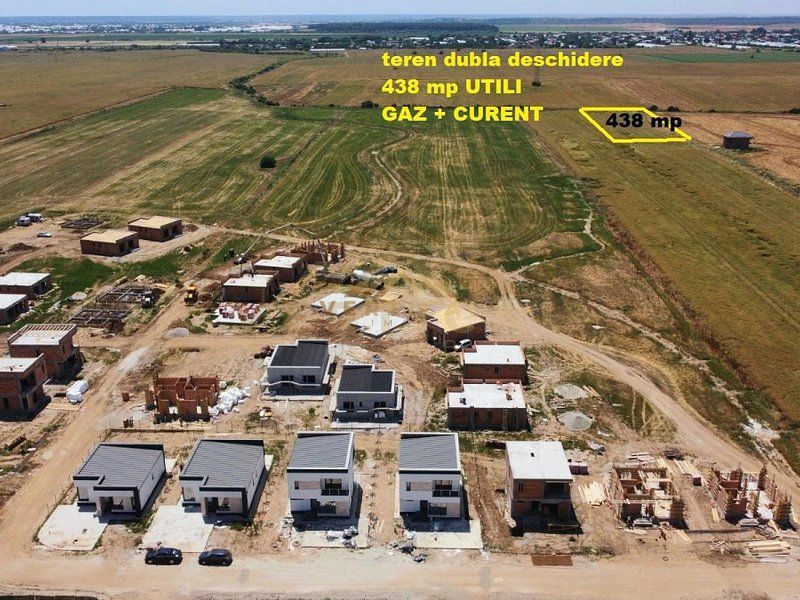 Teren INTRAVILAN cu gaz si curent - comuna Berceni - Poză 3