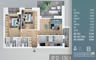 Auchan Titan-AP.3 cam.finalizat-Pallady-Auchan-Lidl - Poză 5