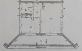 Apartament 2 camere de inchiriat, parcare, intrare Floresti, zona BMW - Schiță 7