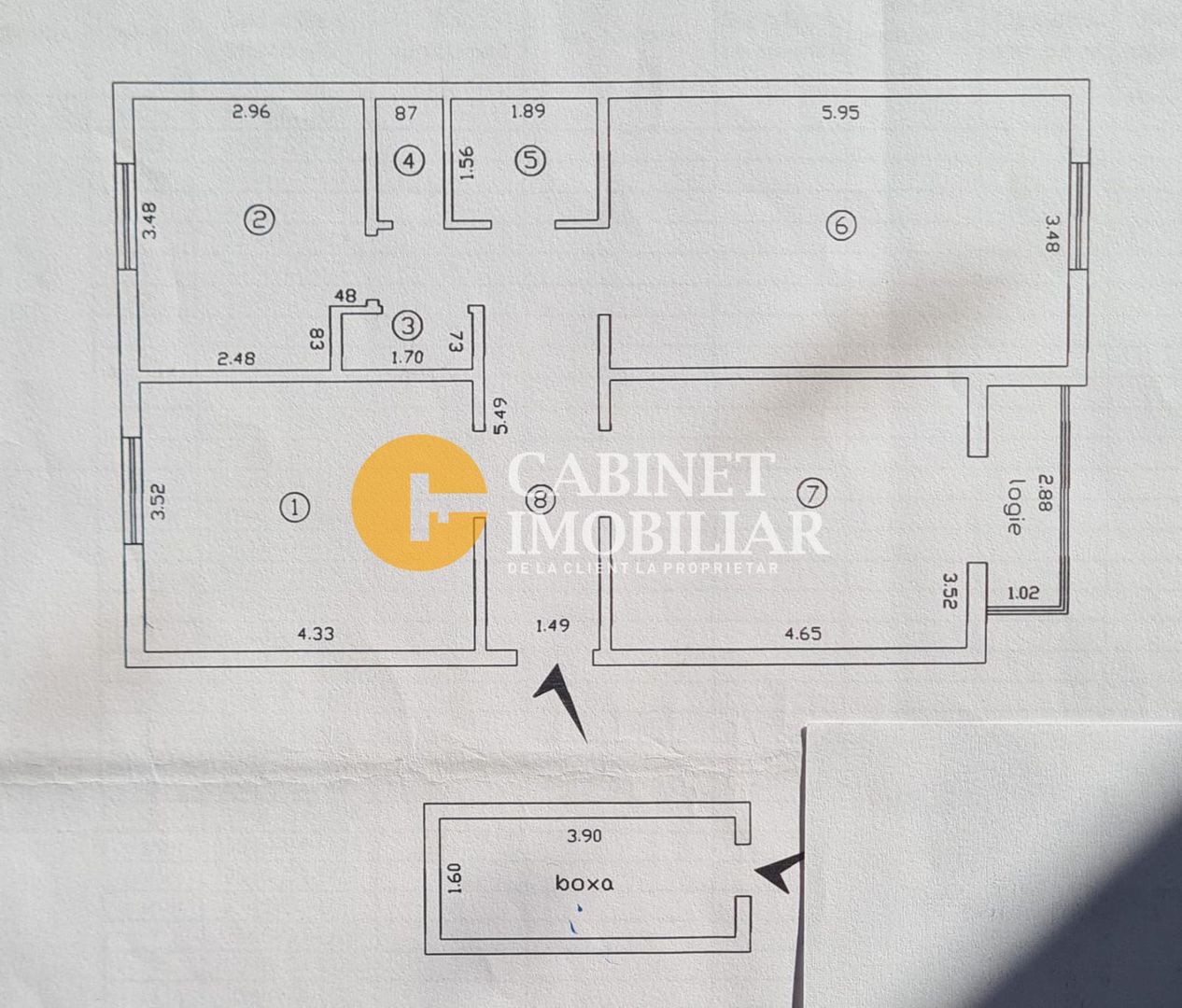 COPOU - 4 CAMERE DECOMANDAT - 78MP - FARA RISC SEISMIC - Poză 1
