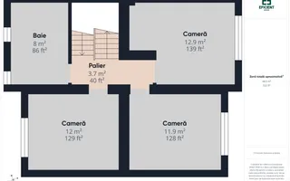 Duplex nou 4 camere și 400 mp teren - Zona Moșnița Veche - Timișoara - Poză 27
