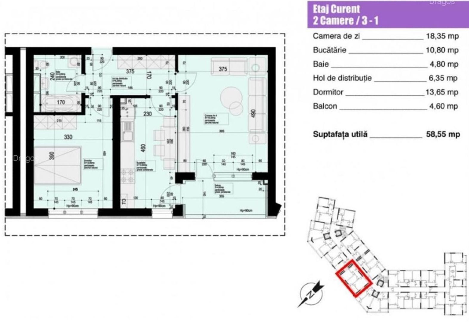 2 camere premium | Orhideea 19 | Grozavesti - Poză 8