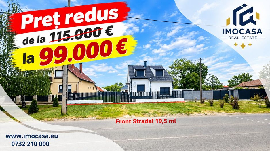 OCAZIE RARĂ preț Imbatabil Casă P+M cu 1500 mp teren, Battonya Ungaria - Poză 1