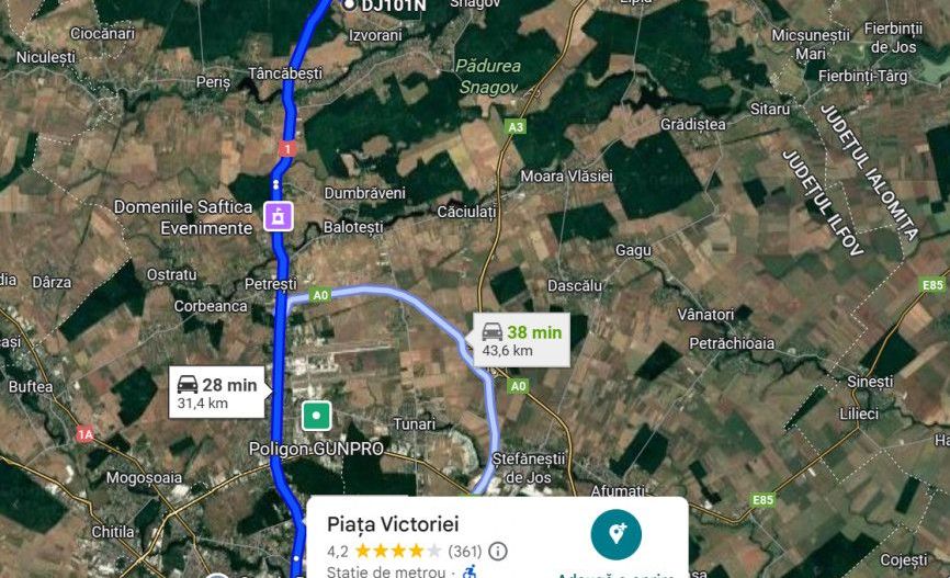 Teren pentru constructie casa cu utilitati – Ciolpani, zona Izvorani - Poză 5