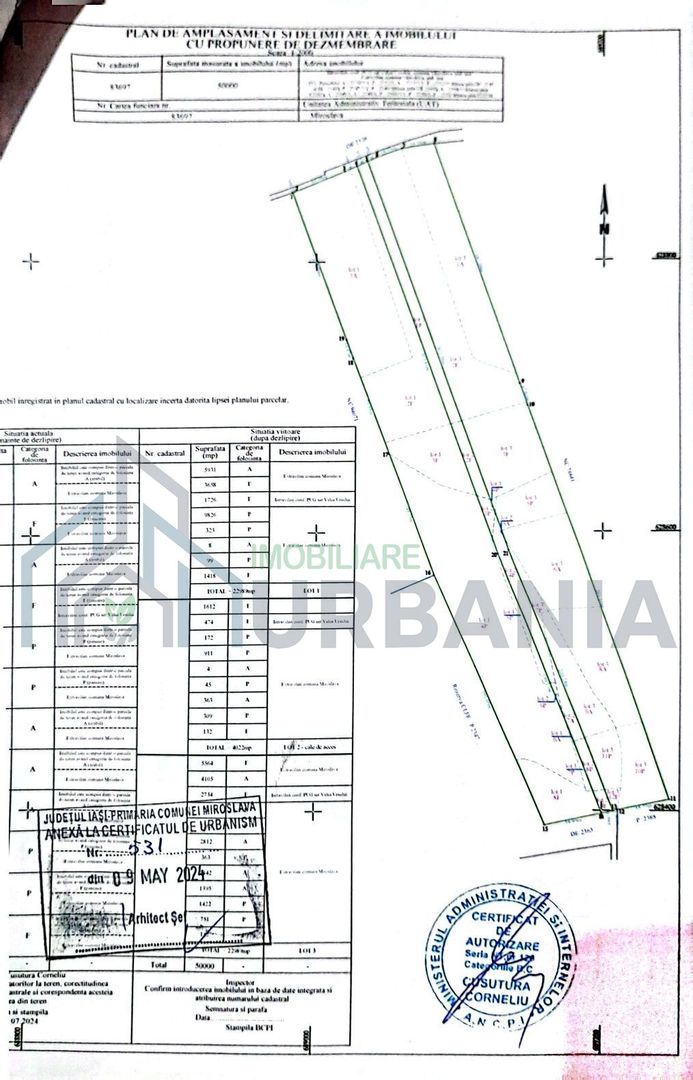 Vand sau schimb Teren Valea Ursului,Tomesti - Poză 2