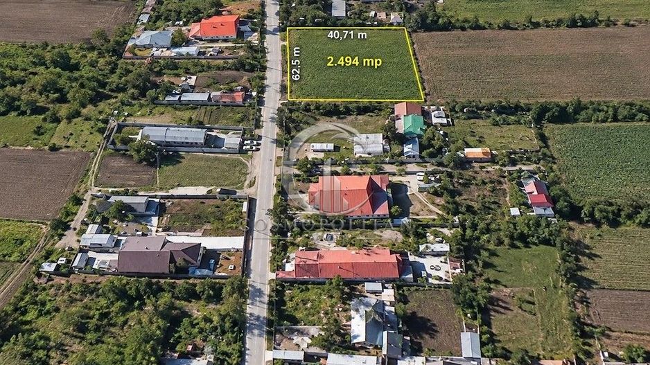 Teren intravilan ~ zona Ograzile/MEREI ~ S=2500mp ~ d=40m ~ - Poză 1