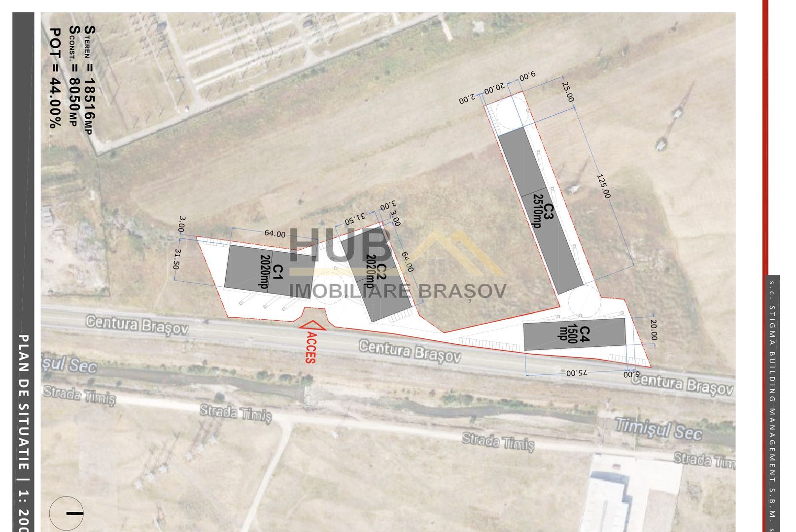 Teren Industriala 22.116 mp - zona Uzina 2 cu PUZ | Strada Timisul Sec - Poză 4