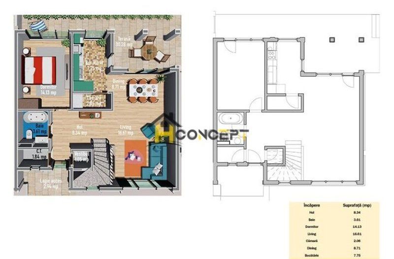 Ultima casa disponibila Eficienta Energetic Finalizata Berceni - Poză 3