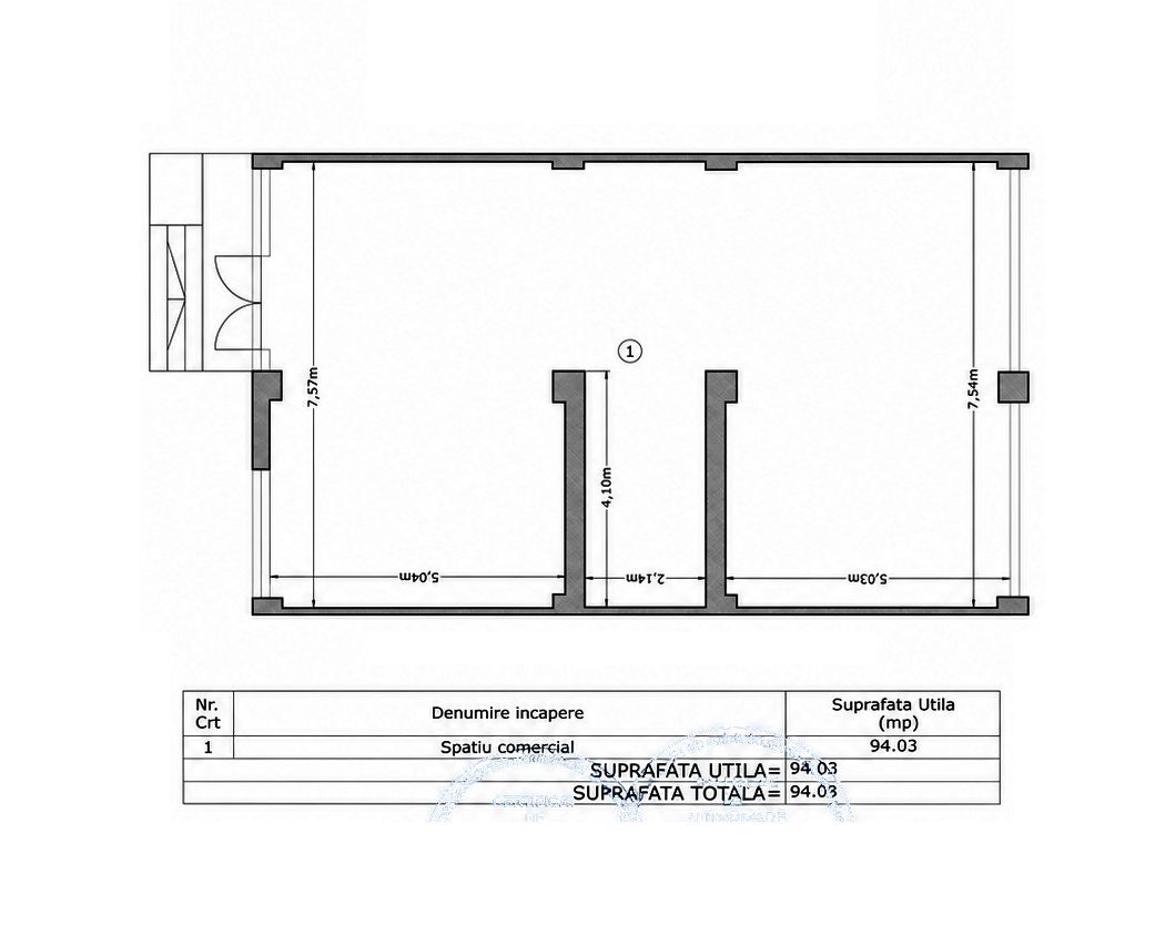 Vanzare spatiu comercial 94 mp capat linii STB - Poză 3