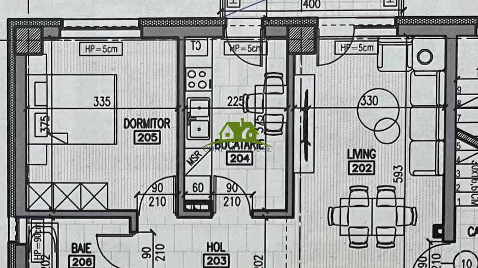 Apartament 2 camere, bloc nou, P+3, Ap.10, Et.2, Bl.6 - CP2462247 - Poză 6