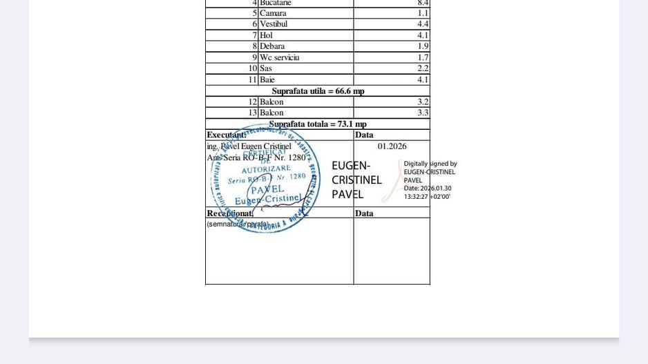 Apartament 3 camere in bloc anvelopat 7 minute metrou Gorjului - Schiță 13