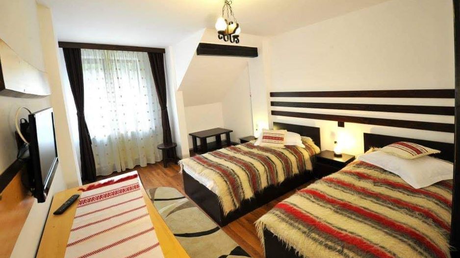 Pensiune de Vânzare în Brădetu – Acces la Apă Sulfuroasă, Vedere rau si munte - Poză 8