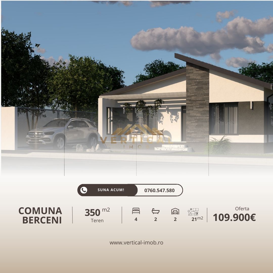 De vanzare casa ideala pe un singur nivel! Comuna Berceni/Vidra - Poză 1