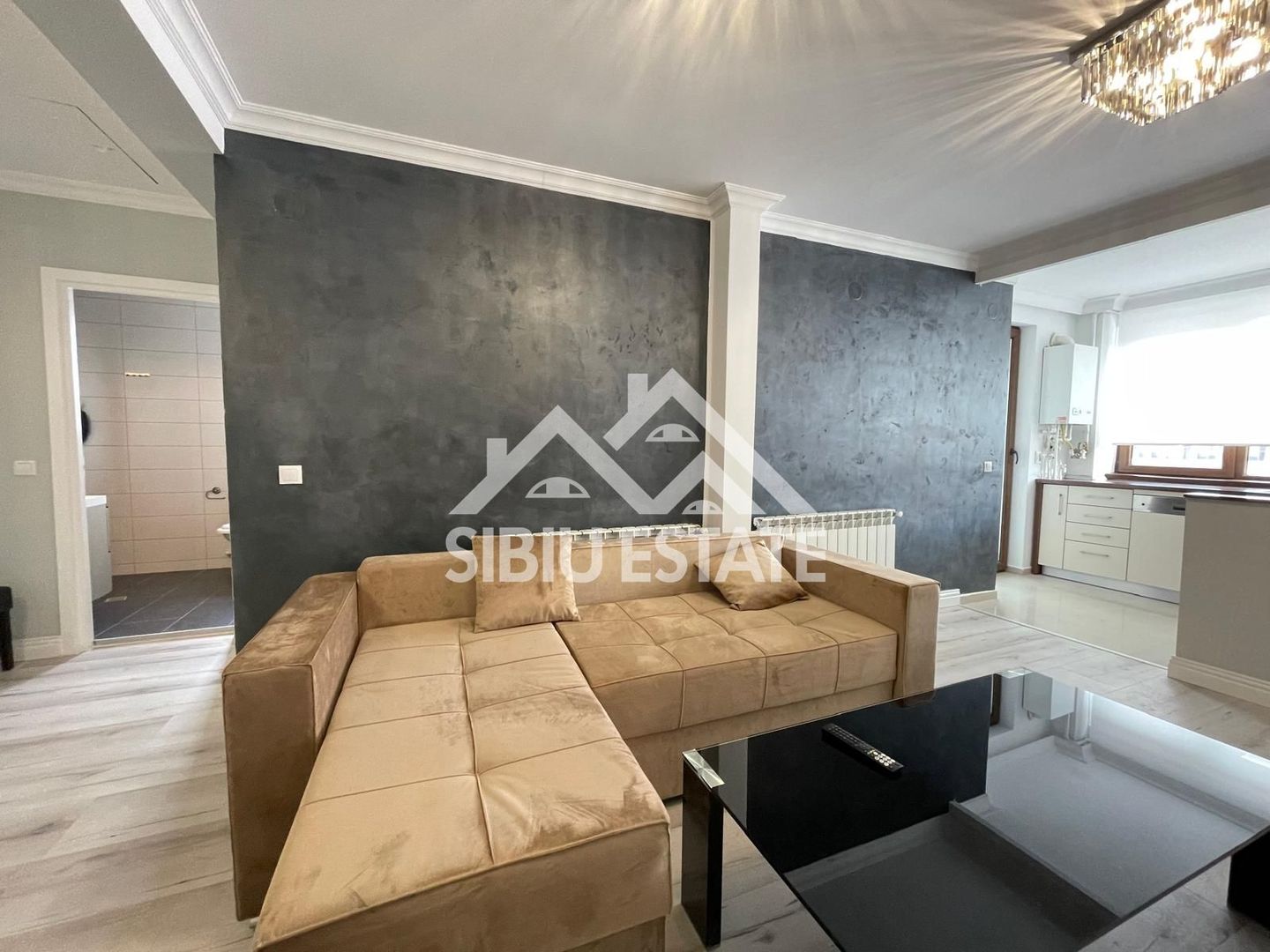 Apartament de inchiriat central 2 camere, parcare subterana Sibiu - Poză 15