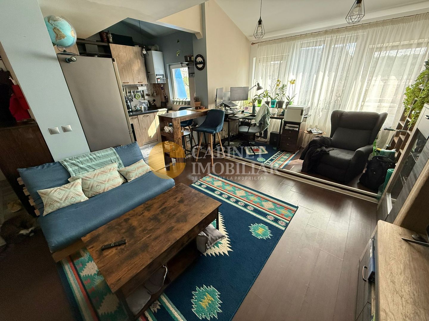 4 camere + 2 bai - mobilat & utilat -   79 mp - tip DUPLEX - Poză 1