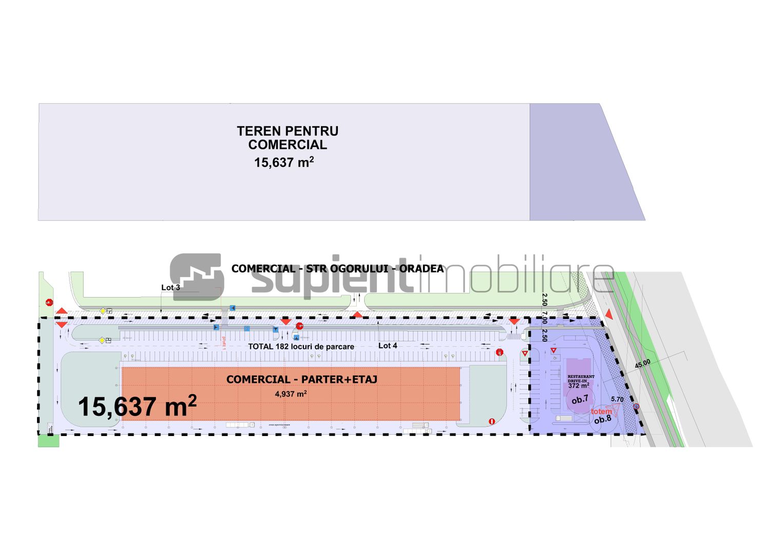 Sapient | Teren cu PUZ aprobat pentru Retail Park _ Oradea - Schiță 5