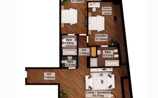 VANZARE | 3 CAMERE | BELLER | DOROBANTI - Schiță 26