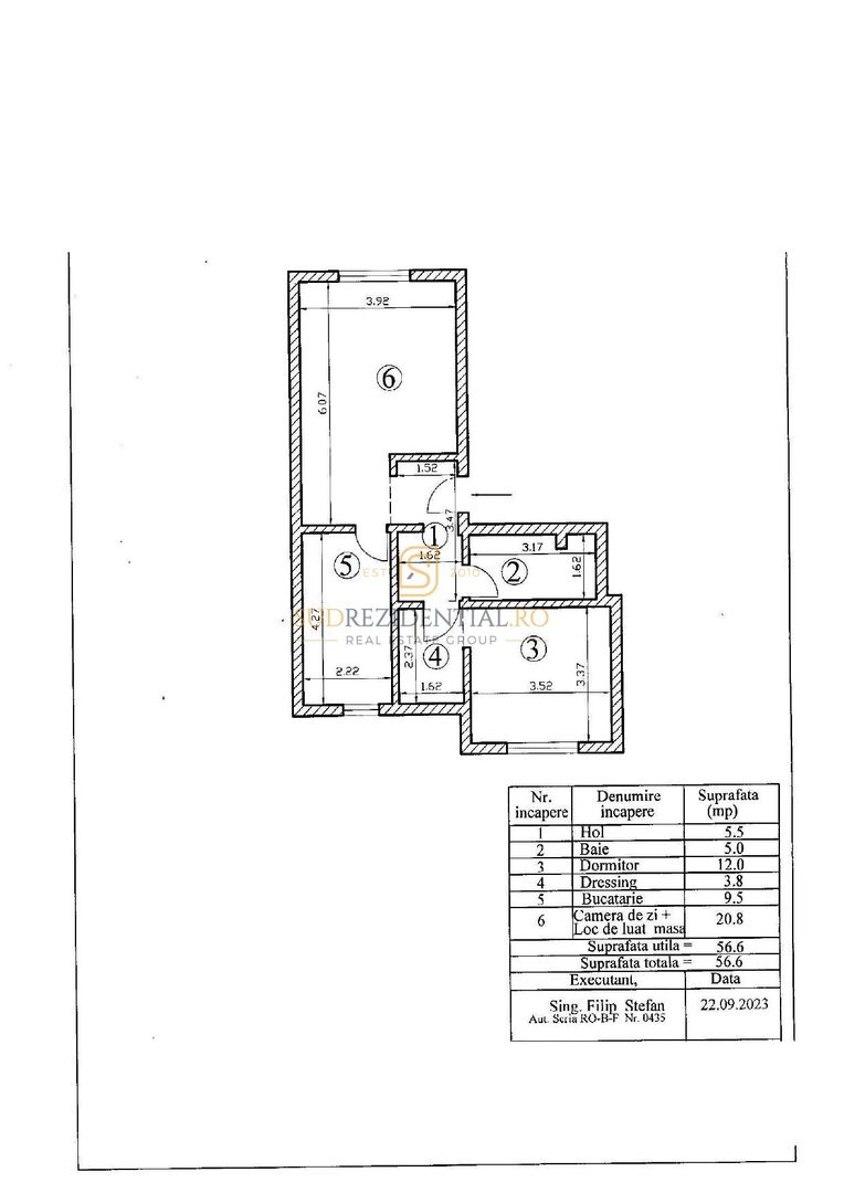 Apartament 2 camere de inchiriat, Str. Biruinte, Penny, Metrou - Poză 14