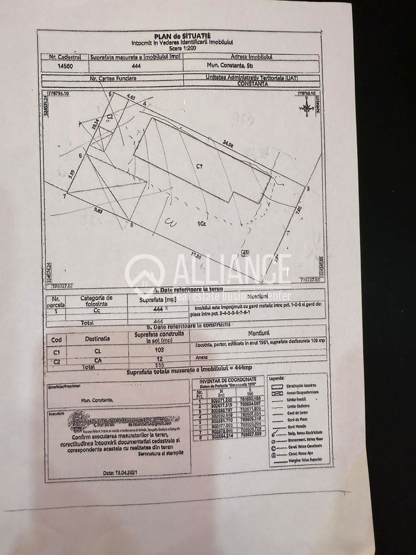 Bratianu/Cora(cod04)-Casa renovabila si teren 444 mp - Poză 3