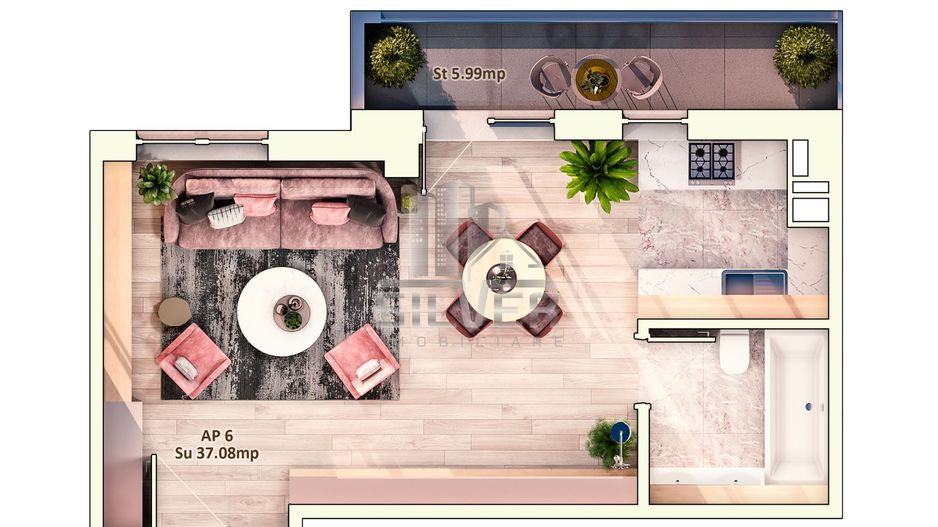 Apartament cu 1 camera, zona Piata Marasti! - Poză 5