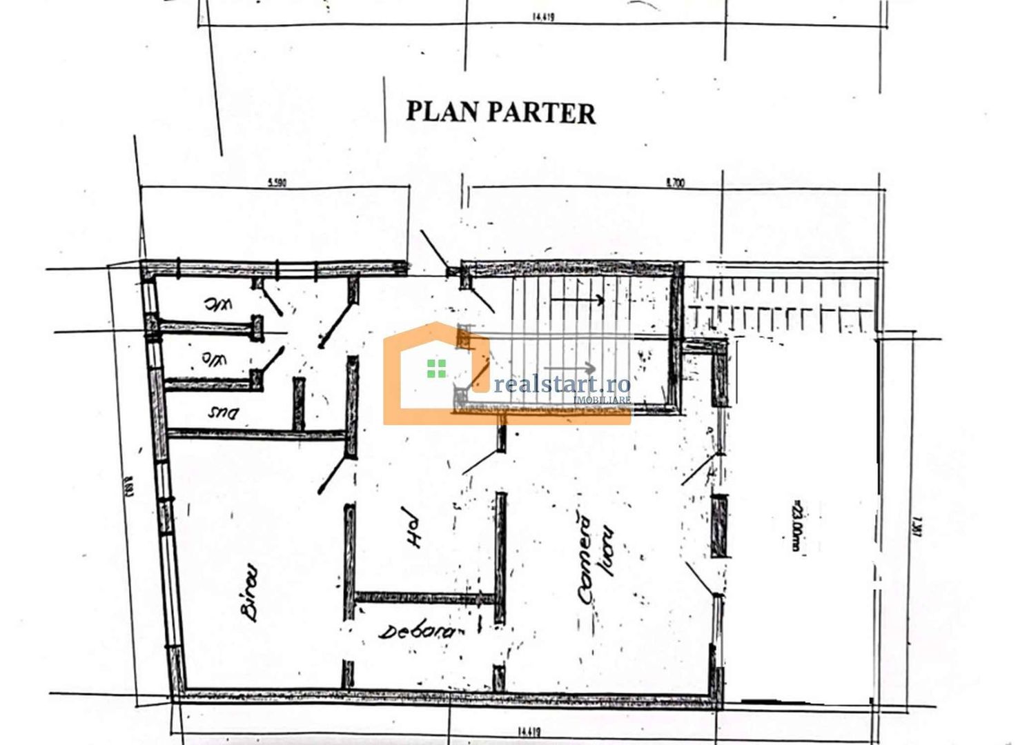 Cartier Evreiesc, vad pietonal, Ideal Atelier Design, birou/cabinet - Schiță 12