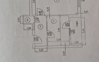 Apartament 2 Camere | Cotroceni | Renovat | Etaj Intermediar - Schiță 22