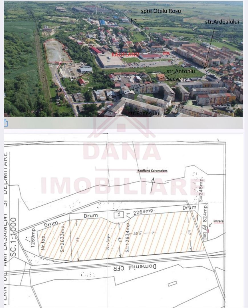 TEREN INTRAVILAN \ 15.500 MP ÎN CARANSEBEȘ, ZONA PIPIRIG, - Poză 3