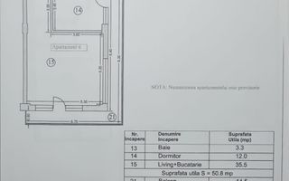 Apartament de vanzare 2 camere- vedere la mare - Poză 19